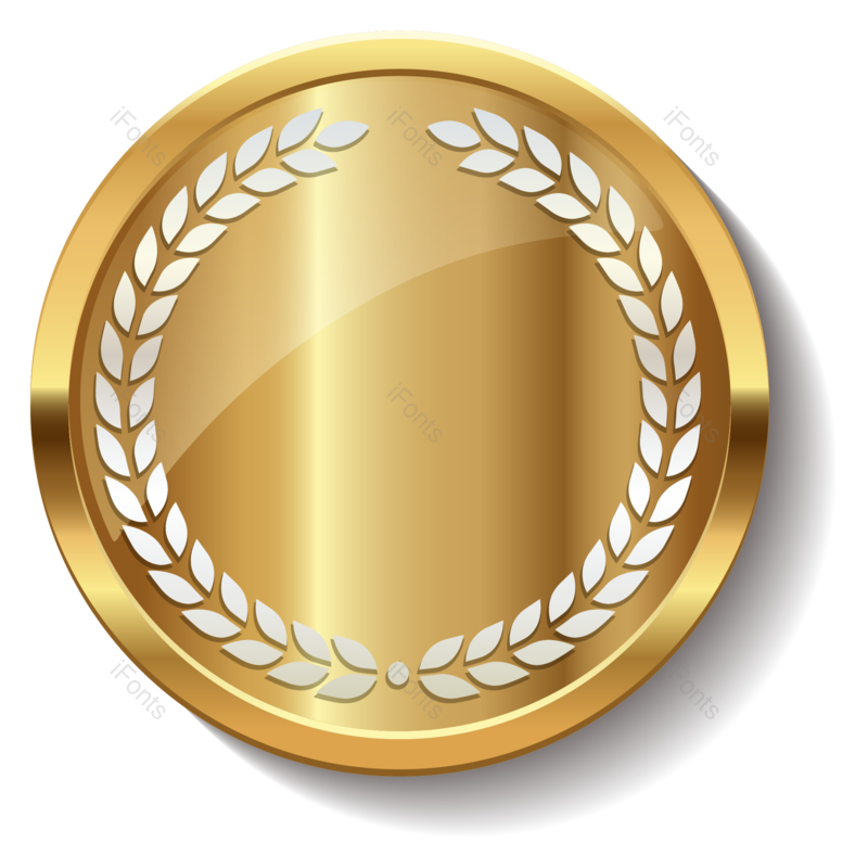 边框图片,金色标签元素,圆形标签PNG,免抠素材